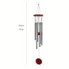 1pc Memorial Wind Chimes, Wind Chime For Outdoor With 6 Metal Tubes, Big Deep Sounds For Relaxing, Suitable For Outdoor Garden, Yard, Patio