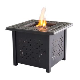 Aluminum Square Firepit Table