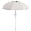 Outdoor beach umbrella-Cream White