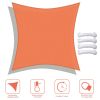 16'x16' Square Sun Shade Sail/Bright Orange