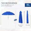 Outdoor beach umbrella-Sapphire Blue