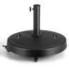 51LBS 20.5Inch Outdoor Umbrella Base with Wheels and Handles