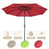 9FT AL Umbrella Patio Umbrella features UV50+ protection to block 98% UV ray