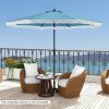 9 FT Umbrella with Crank Handle for Outdoor Patio Garden Pool